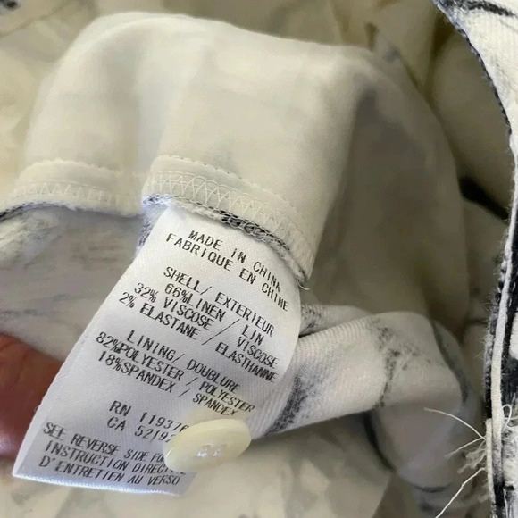 Helmut Lang linen blend print pants - Picture 7 of 10